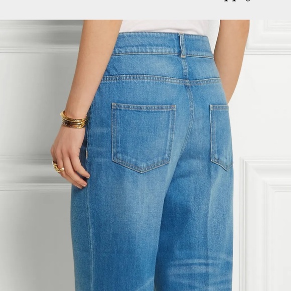 😍 GUCCI Cropped high-rise wide-leg jeans - Picture 3 of 15